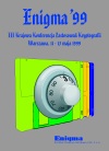 III Krajowa Konferencja Zastosowa Kryptografii ENIGMA'99